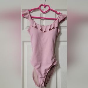 One piece blush pink swimsuit